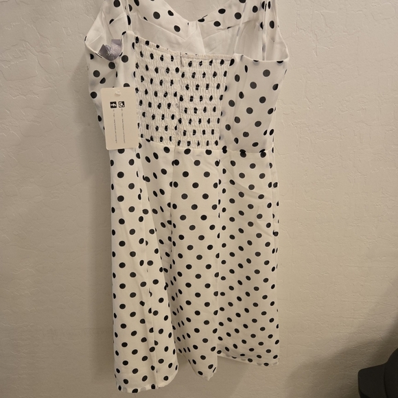 Polka Dot Luxury Designer Inspired Dress Size: Small - Picture 4 of 9